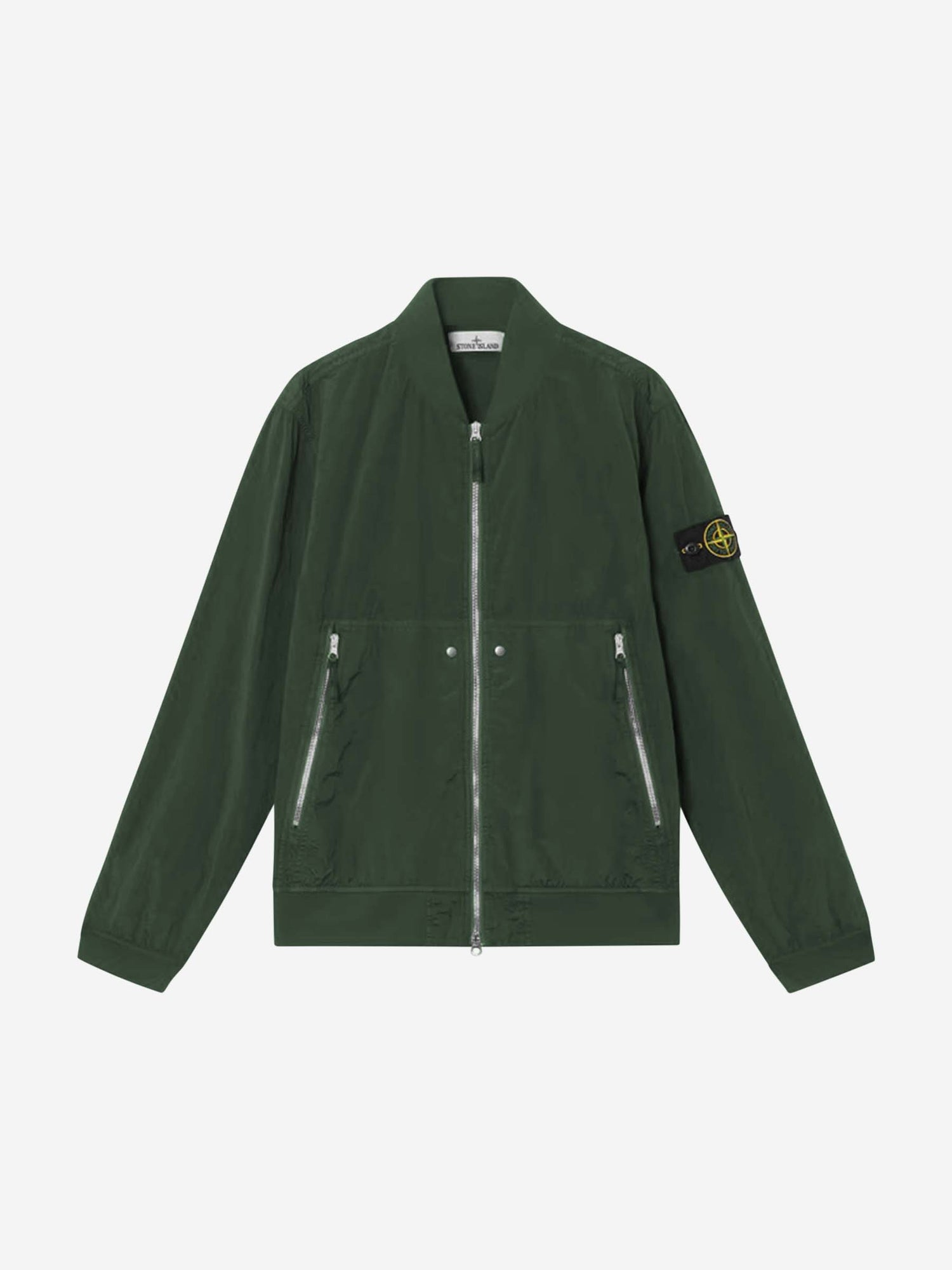 Stone Island Hombre Barcelona Chaqueta Bomber Watro color Verde Militar sku 512-002502 02 - Foto 1