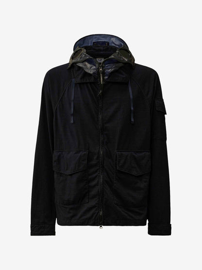 Outlet online C.P. Company Hombre Chaqueta Explorer Jersey color Negro sku 512-002529 02 - Foto 1