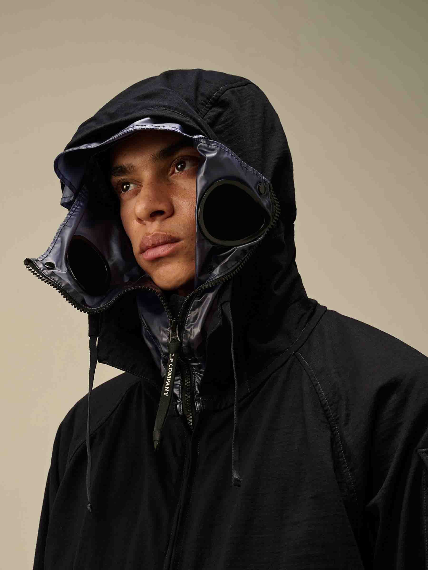 Outlet online C.P. Company Hombre Chaqueta Explorer Jersey color Negro sku 512-002529 02 - Foto 5