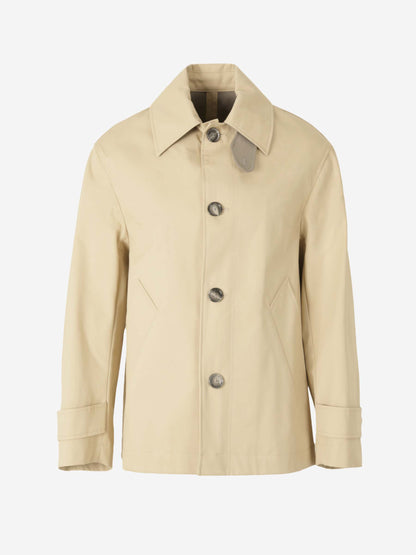 Outlet online Ami Paris Hombre Gabardina Técnica Botones color Beige sku 512-002533 01 - Foto 1