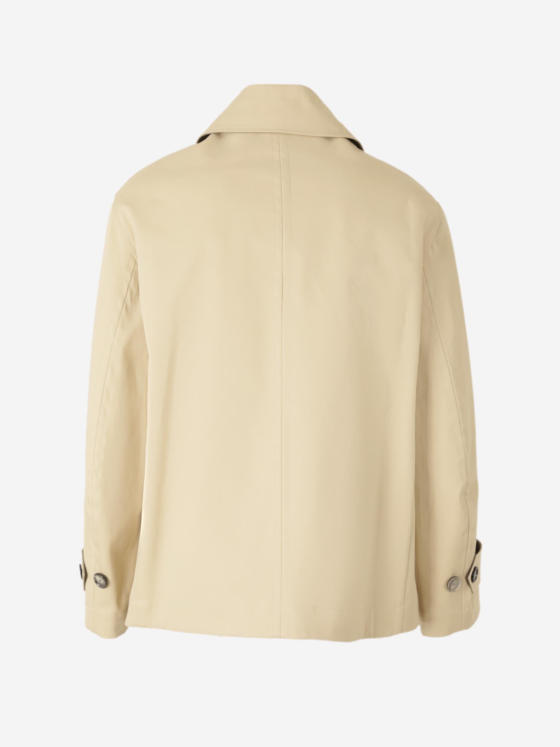 Outlet online Ami Paris Hombre Gabardina Técnica Botones color Beige sku 512-002533 01 - Foto 2