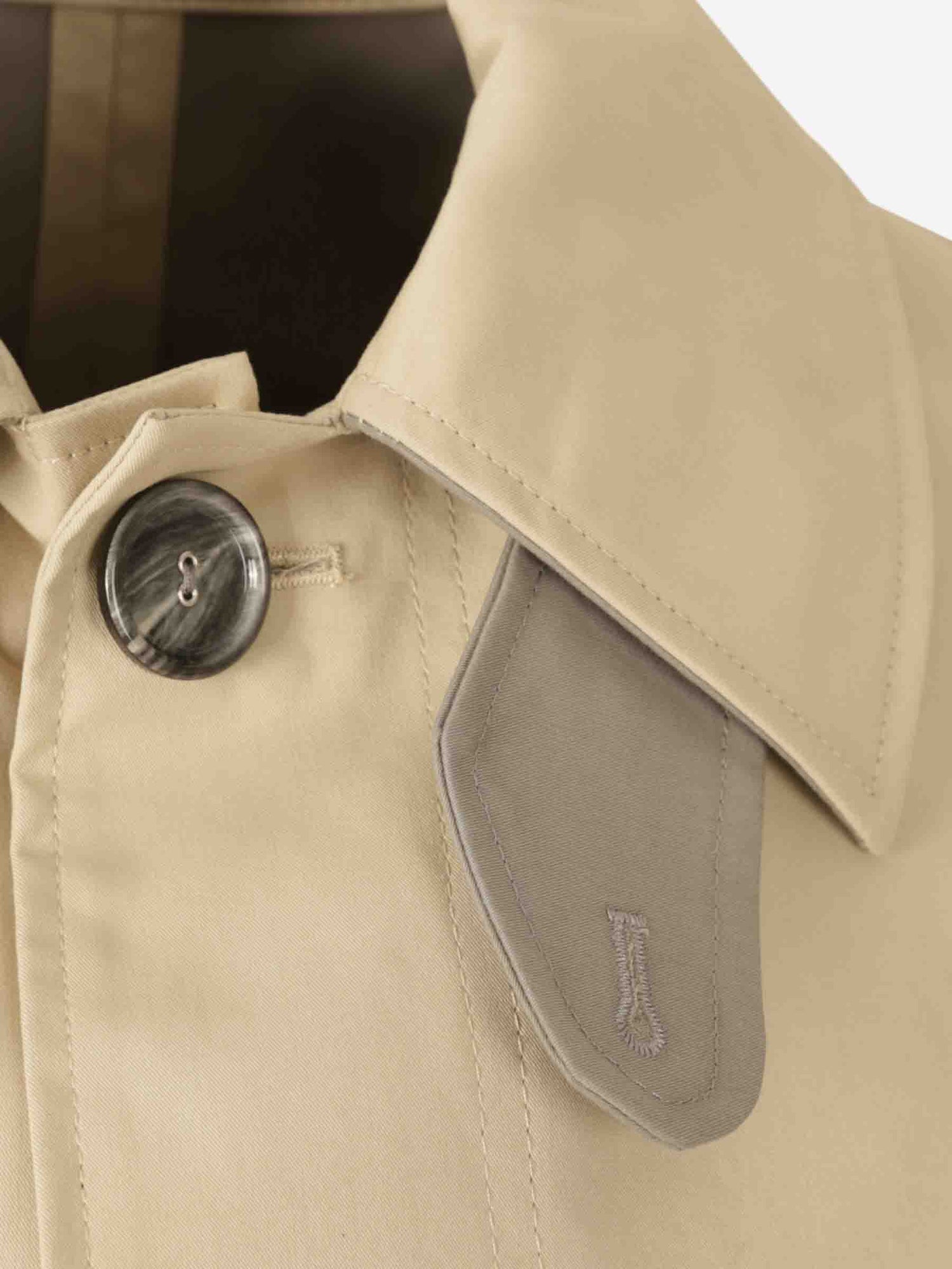 Outlet online Ami Paris Hombre Gabardina Técnica Botones color Beige sku 512-002533 01 - Foto 4