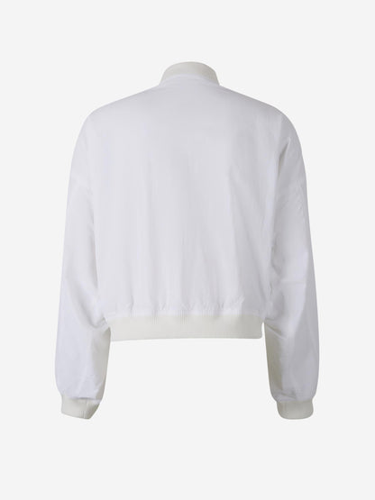 Willy Chavarria Hombre Barcelona Chaqueta Bomber Bad Boy color Blanco sku 512-002545 01 - Foto 3