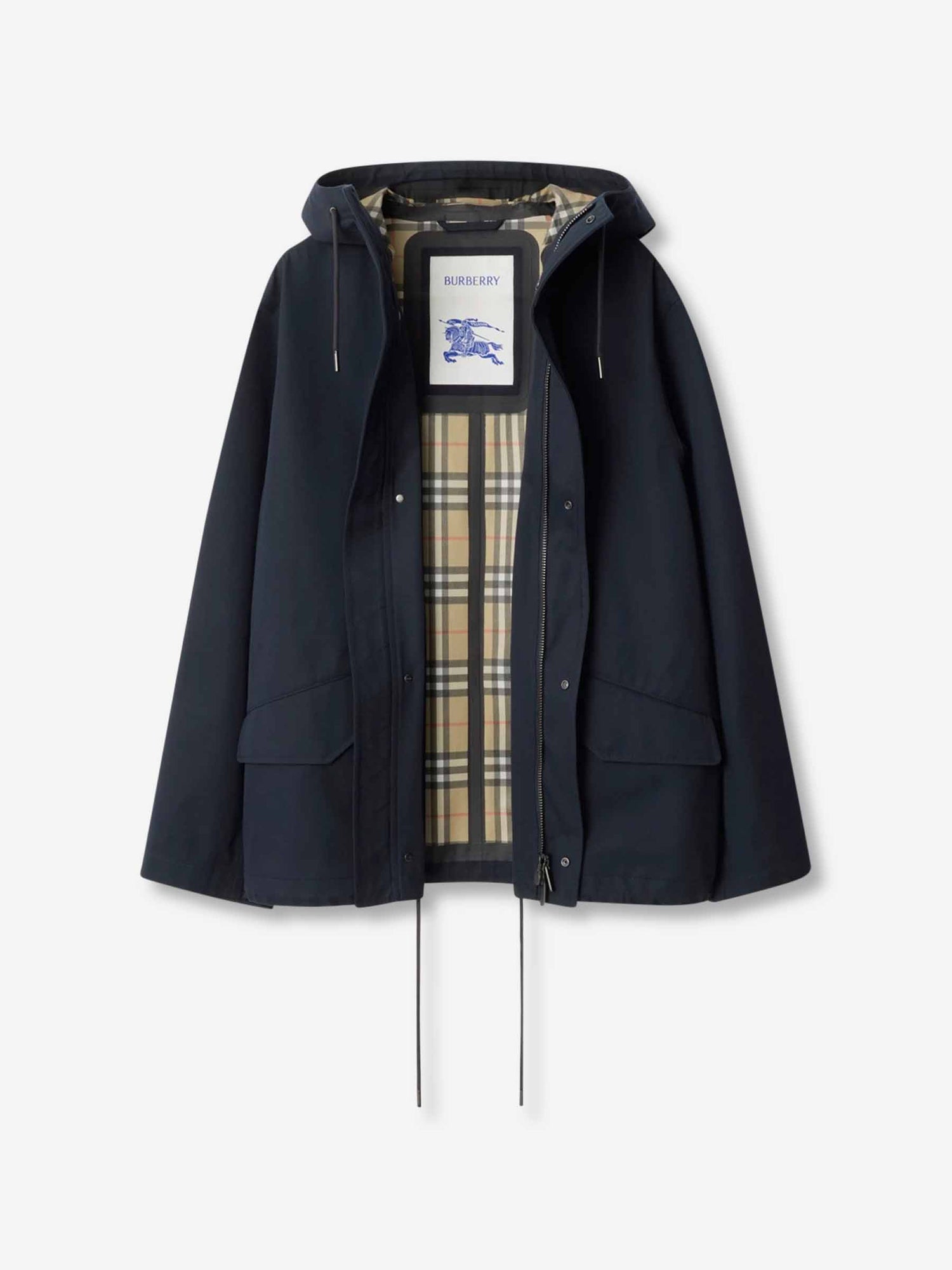 Outlet online Burberry Hombre Gabardina Corta color Azul Marino sku 512-002550 01 - Foto 4