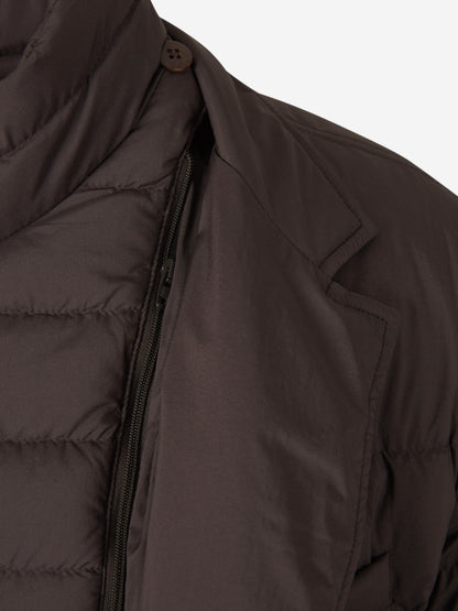 Outlet online Herno Hombre Chaqueta Blazer Acolchada color Marrón Oscuro sku 512-002553 02 - Foto 4