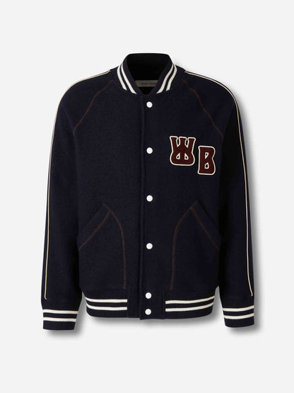 Outlet online Wales Bonner Hombre Chaqueta Bomber October color Azul Noche sku 512-002558 01 - Foto 1