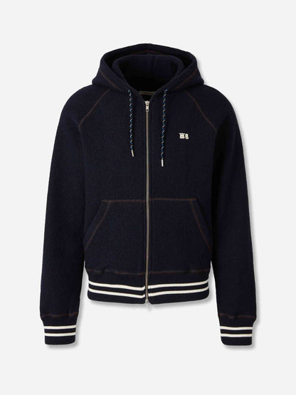 Outlet online Wales Bonner Hombre Sudadera Cremallera October color Azul Marino sku 512-002561 01 - Foto 1