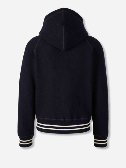 Outlet online Wales Bonner Hombre Sudadera Cremallera October color Azul Marino sku 512-002561 01 - Foto 2