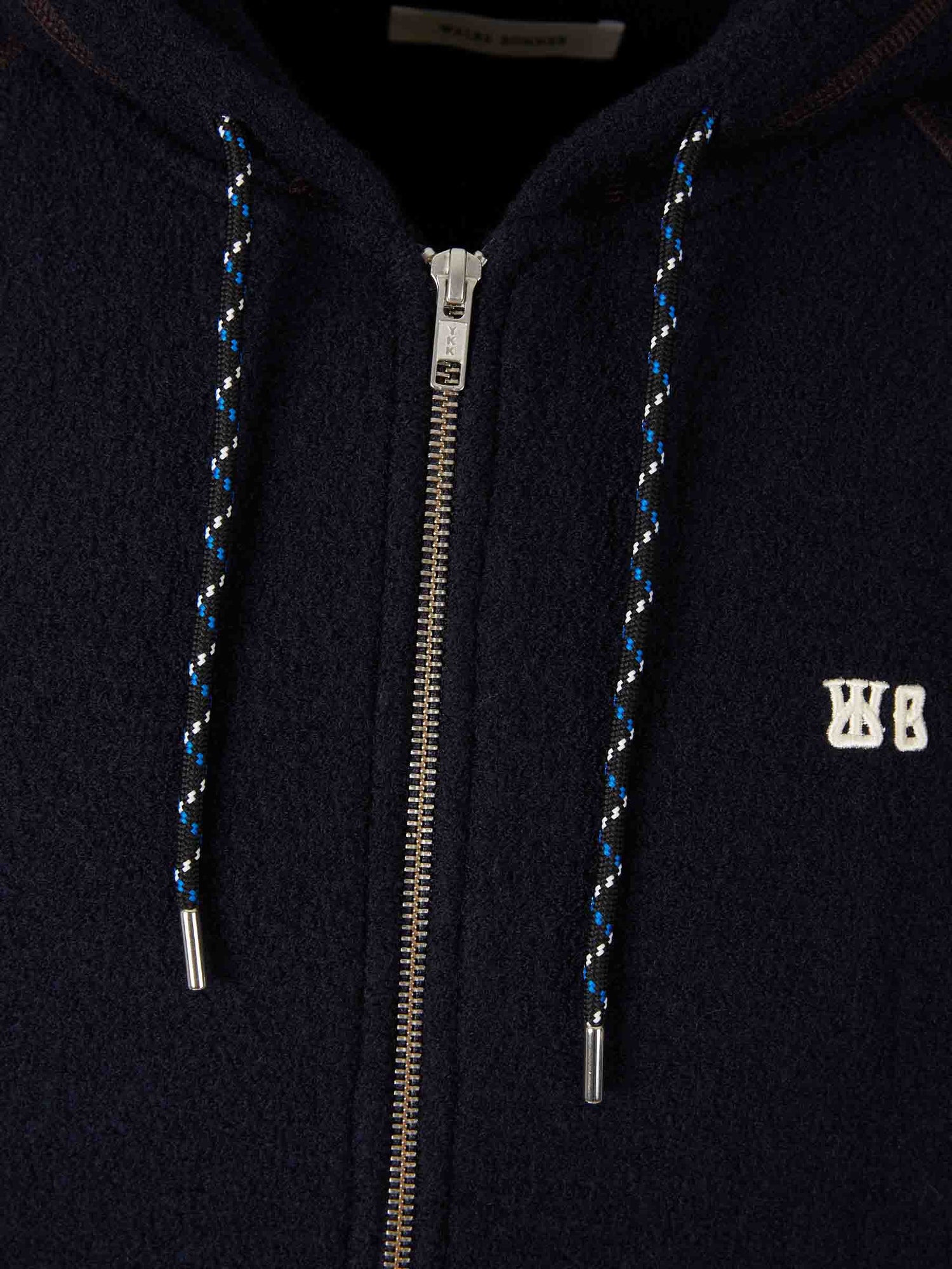 Outlet online Wales Bonner Hombre Sudadera Cremallera October color Azul Marino sku 512-002561 01 - Foto 3