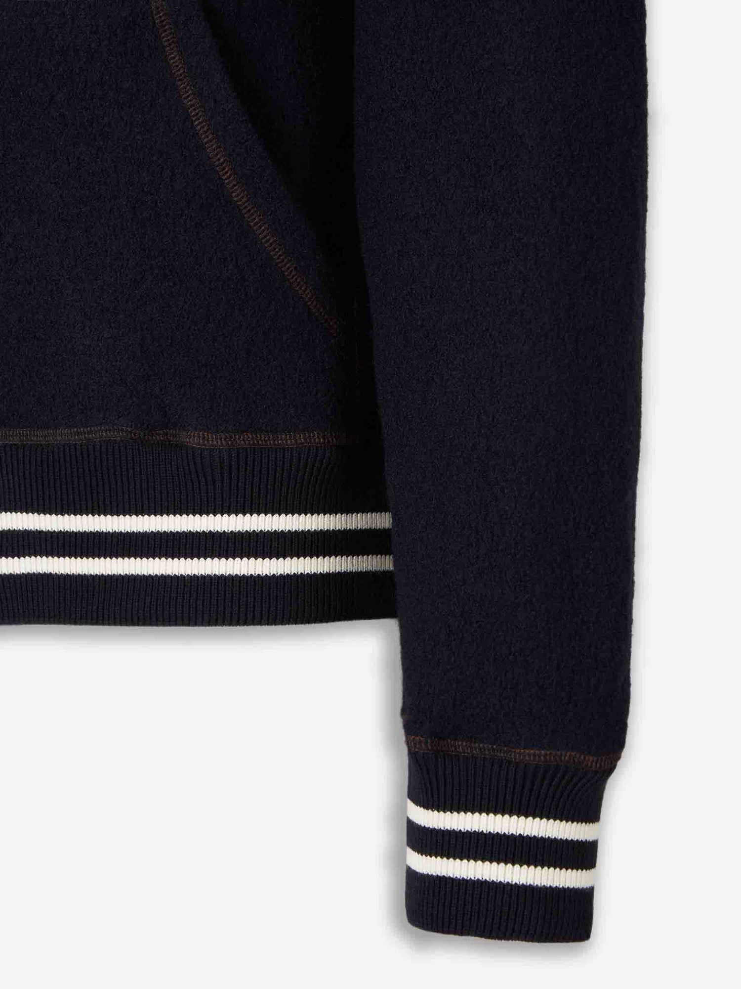 Outlet online Wales Bonner Hombre Sudadera Cremallera October color Azul Marino sku 512-002561 01 - Foto 4