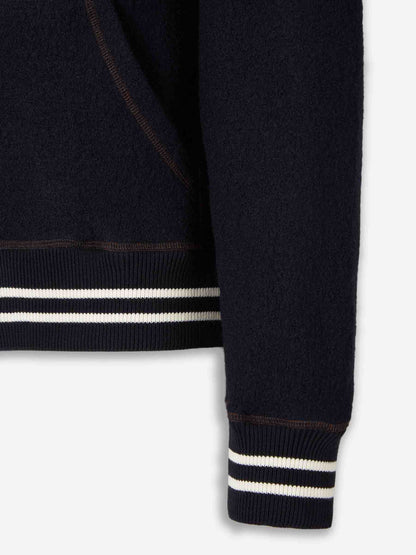 Outlet online Wales Bonner Hombre Sudadera Cremallera October color Azul Marino sku 512-002561 01 - Foto 4