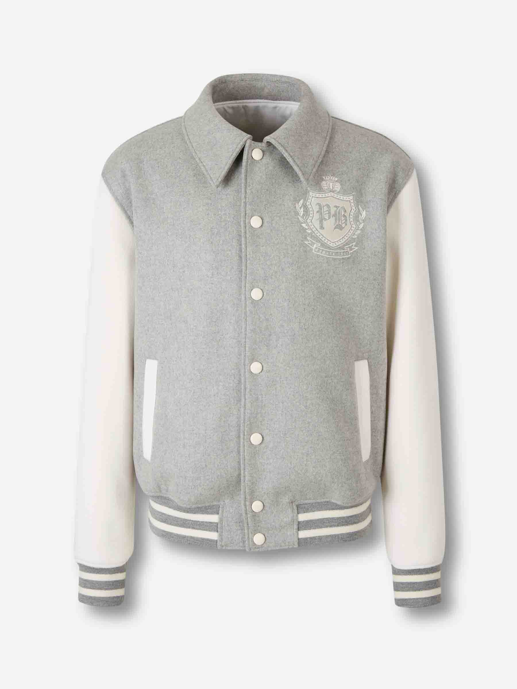 Outlet online Balmain Hombre Chaqueta Bomber color Gris sku 512-002583 01 - Foto 1