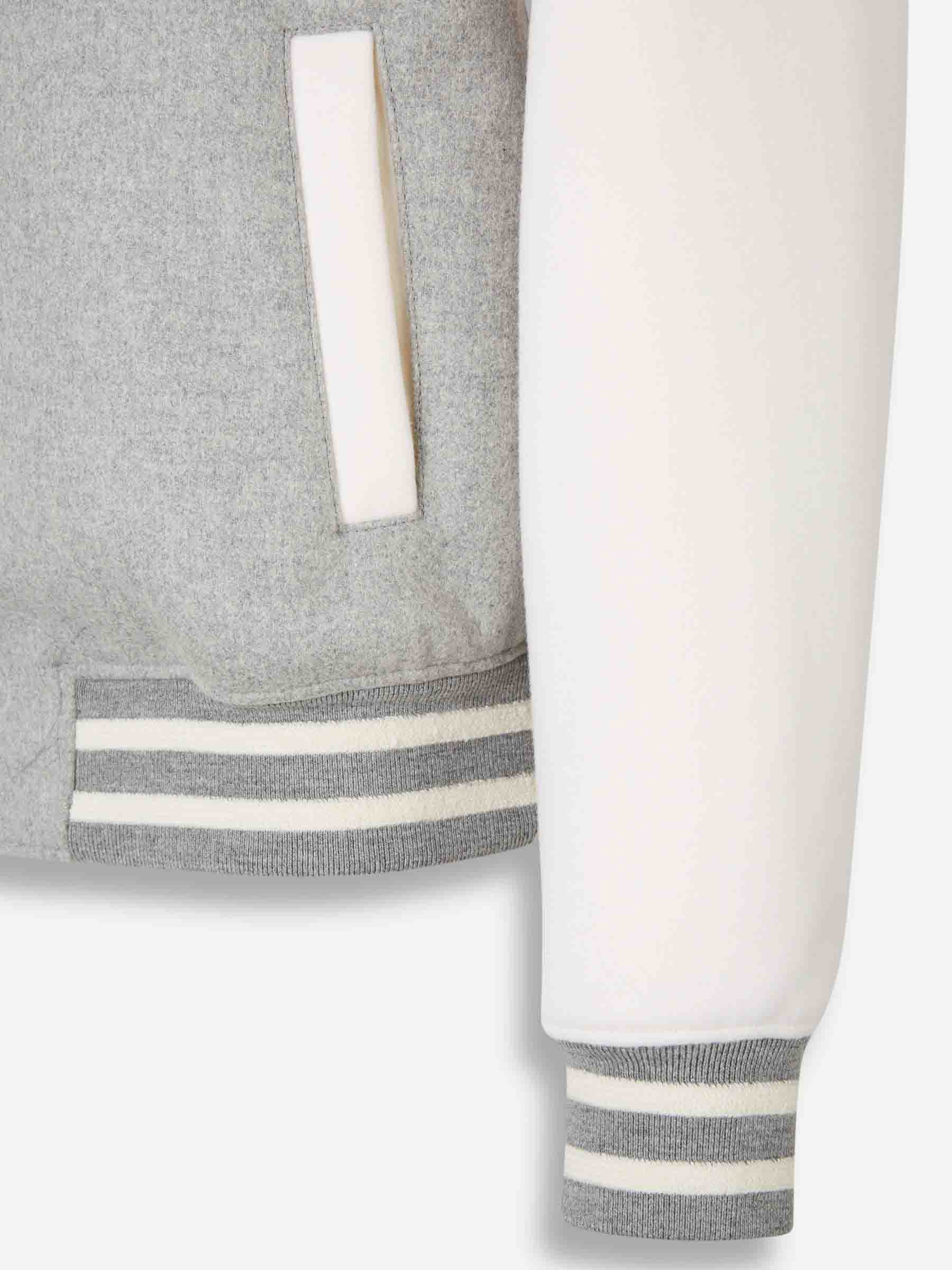 Outlet online Balmain Hombre Chaqueta Bomber color Gris sku 512-002583 01 - Foto 5