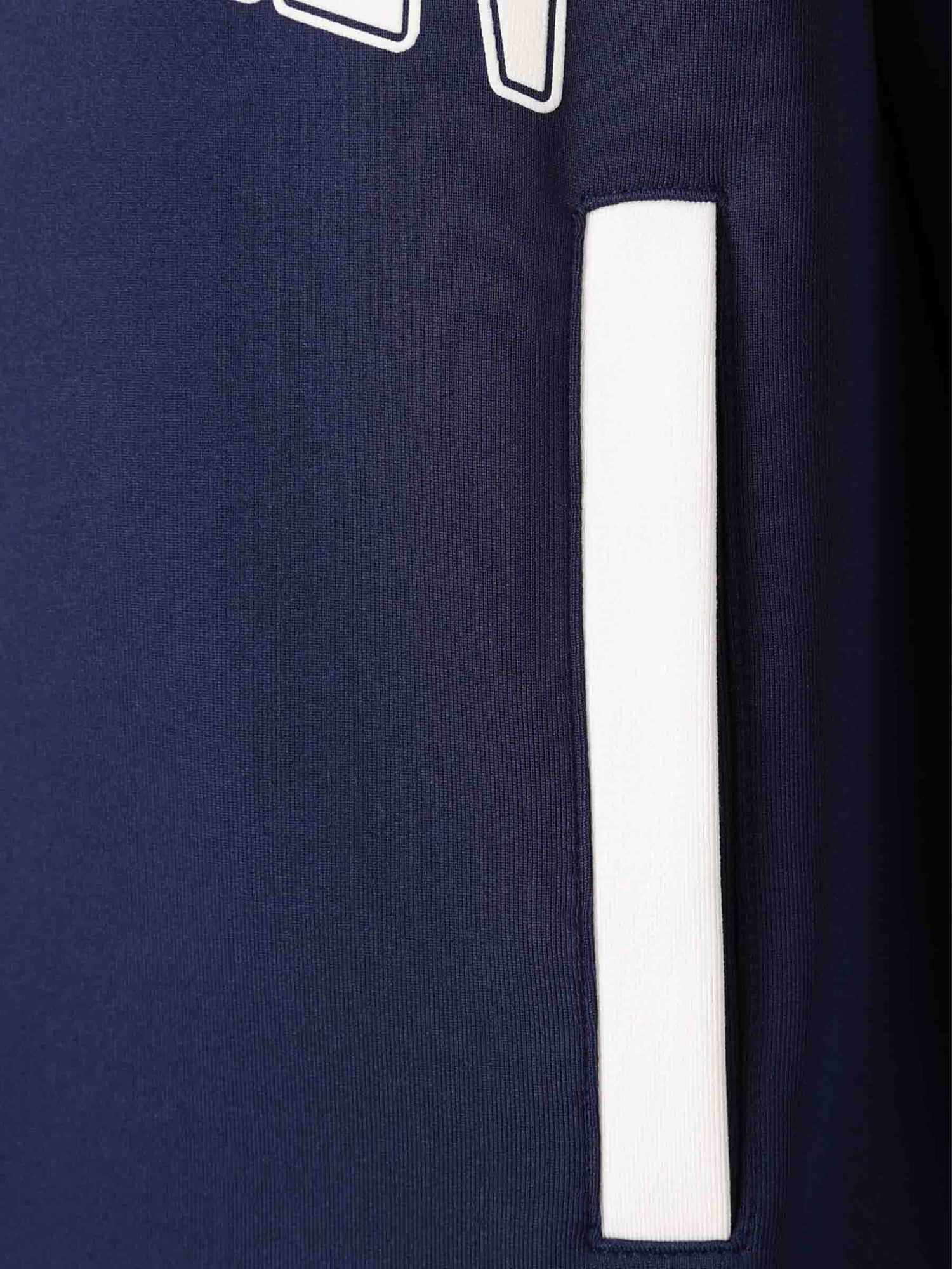 Outlet online Balmain Hombre Sudadera Cremallera Deportiva color Azul Marino sku 512-002584 00 - Foto 4