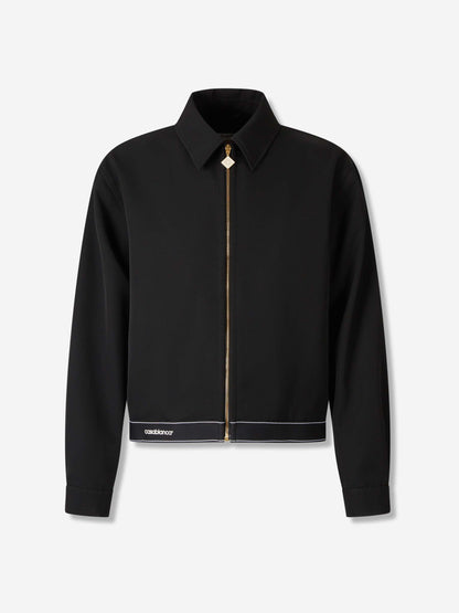 Outlet online Casablanca Hombre Chaqueta Cremallera Logotipo color Negro sku 512-002586 01 - Foto 1
