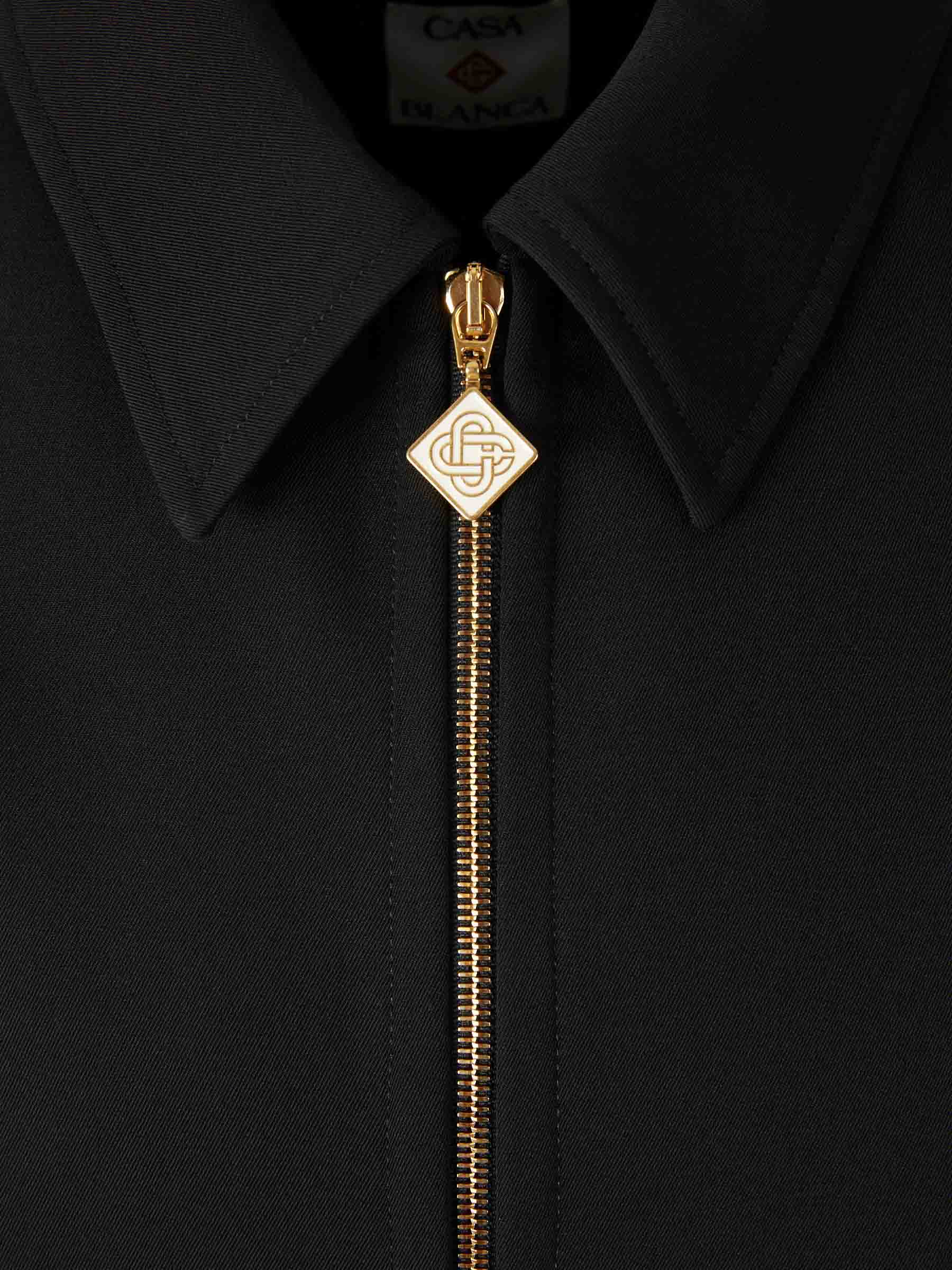 Outlet online Casablanca Hombre Chaqueta Cremallera Logotipo color Negro sku 512-002586 01 - Foto 3