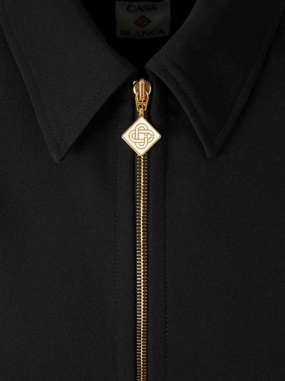 Outlet online Casablanca Hombre Chaqueta Cremallera Logotipo color Negro sku 512-002586 01 - Foto 3