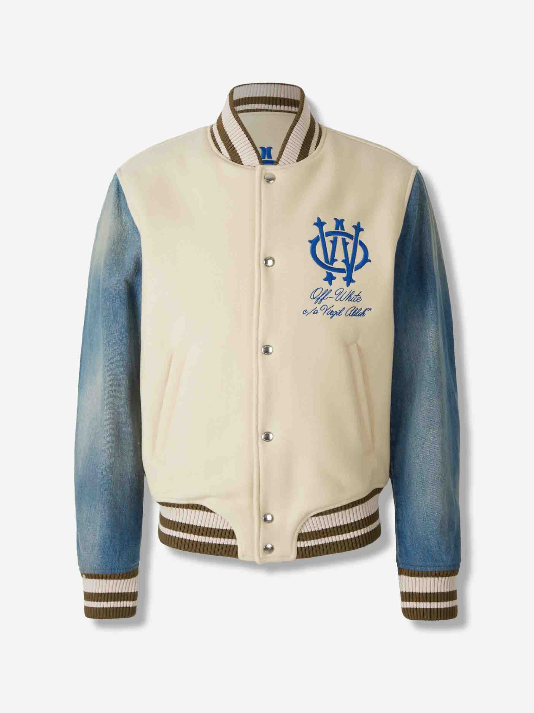Outlet online Off-White Hombre Chaqueta Bomber Gothic color Crema sku 512-002599 01 - Foto 1