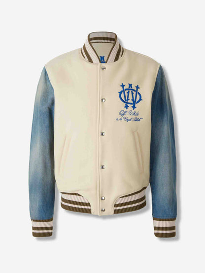 Outlet online Off-White Hombre Chaqueta Bomber Gothic color Crema sku 512-002599 01 - Foto 1