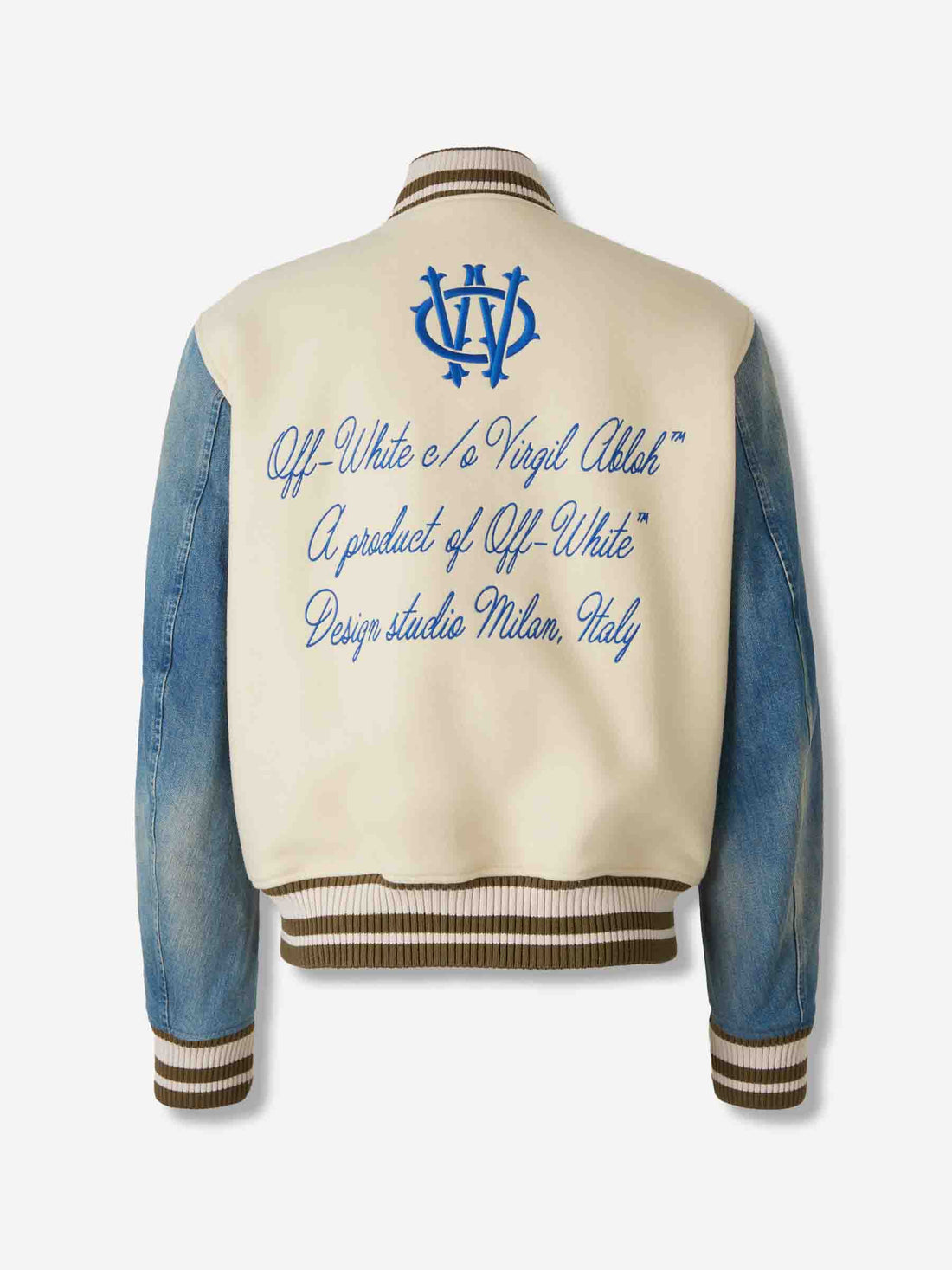 Outlet online Off-White Hombre Chaqueta Bomber Gothic color Crema sku 512-002599 01 - Foto 2