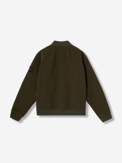 Outlet online Stone Island Hombre Chaqueta Bomber Ratinada color Verde Militar sku 512-002606 01 - Foto 3