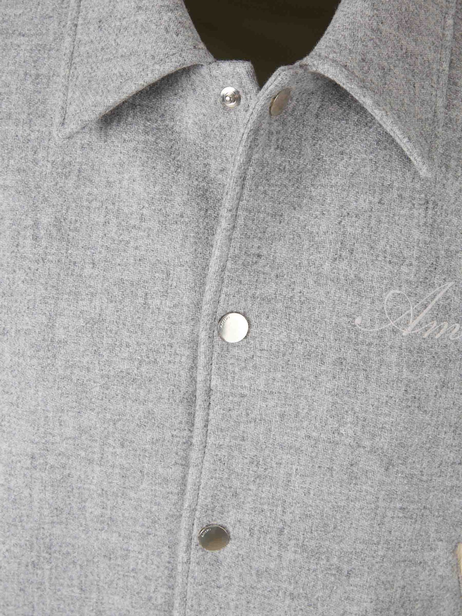 Outlet online Amiri Hombre Chaqueta Bomber Skel color Gris Piedra sku 512-002616 01 - Foto 4