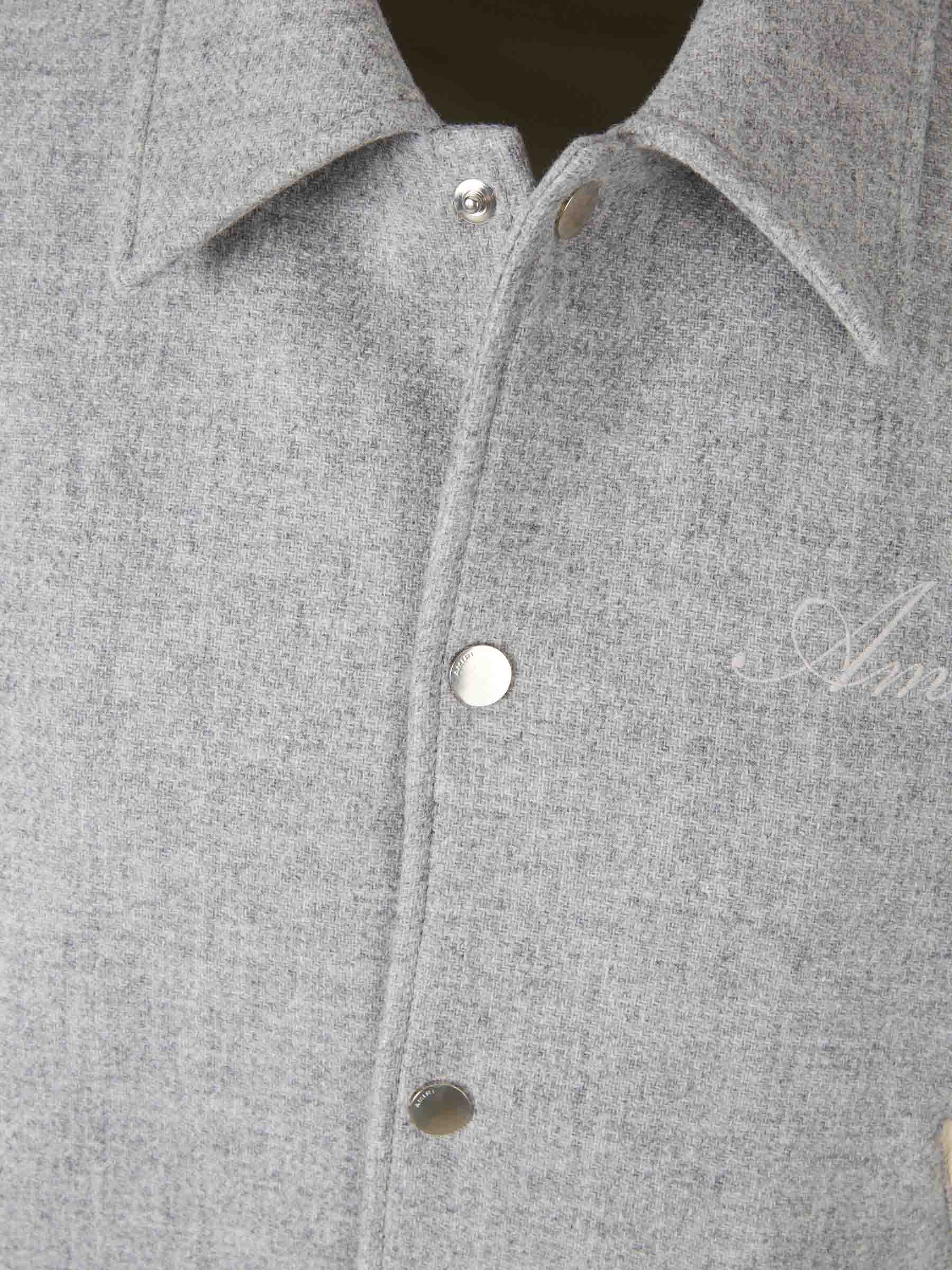 Outlet online Amiri Hombre Chaqueta Bomber Skel color Gris Piedra sku 512-002616 01 - Foto 4