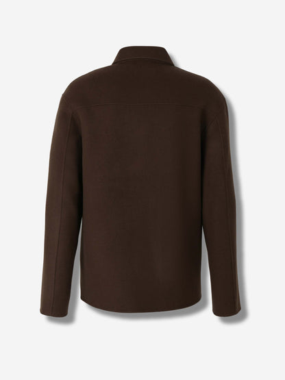 Outlet online Officine Générale Hombre Sobrecamisa Hamilton color Marrón Oscuro sku 512-002641 01 - Foto 2