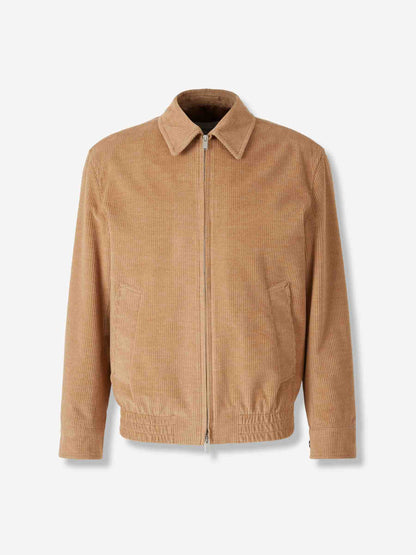 Outlet online Lardini Hombre Chaqueta Pana Cremallera color Camel sku 512-002660 01 - Foto 1