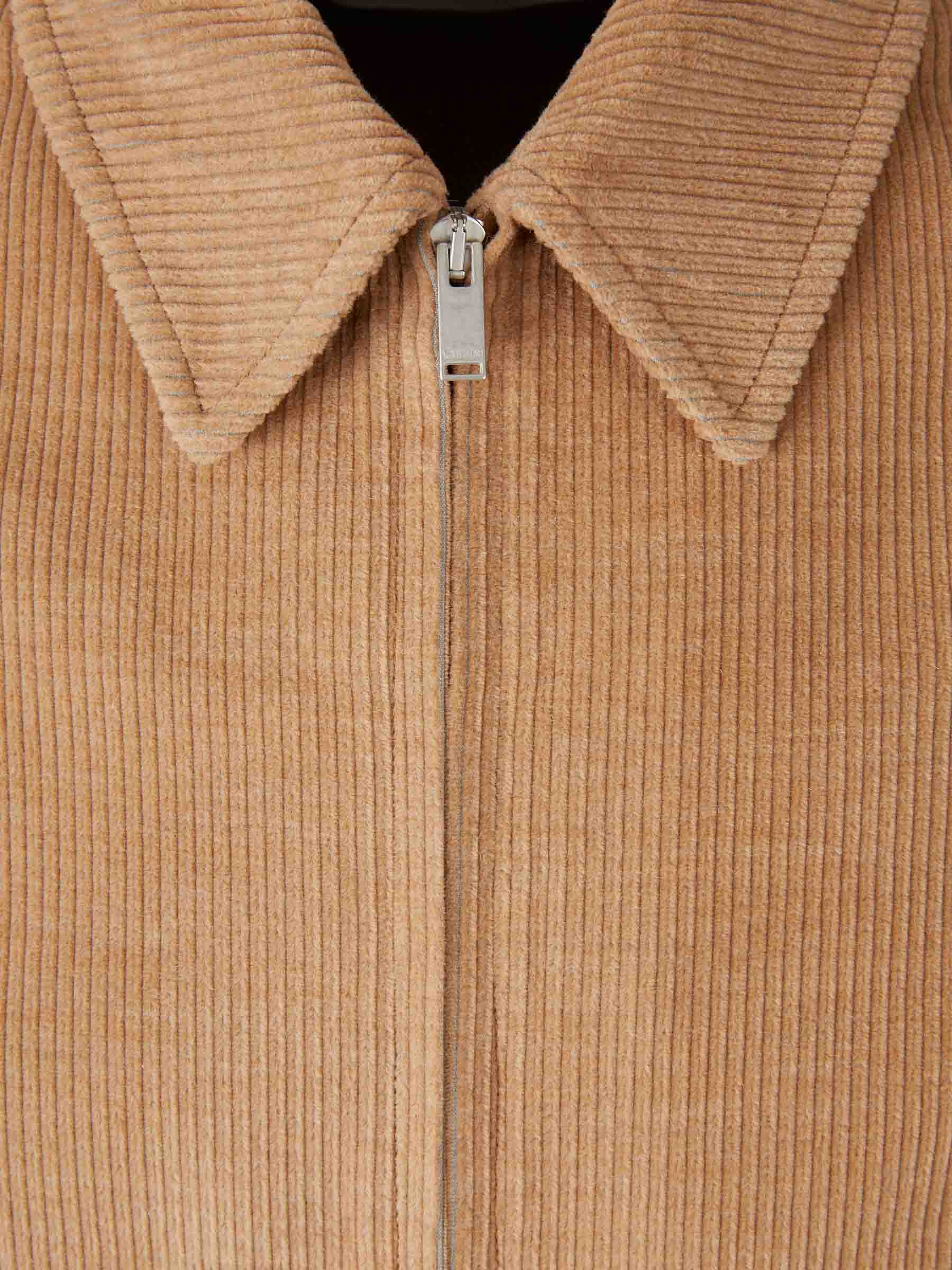 Outlet online Lardini Hombre Chaqueta Pana Cremallera color Camel sku 512-002660 01 - Foto 3