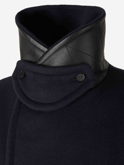 Outlet online Givenchy Hombre Abrigo Caban Lana color Negro sku 512-002663 01 - Foto 4