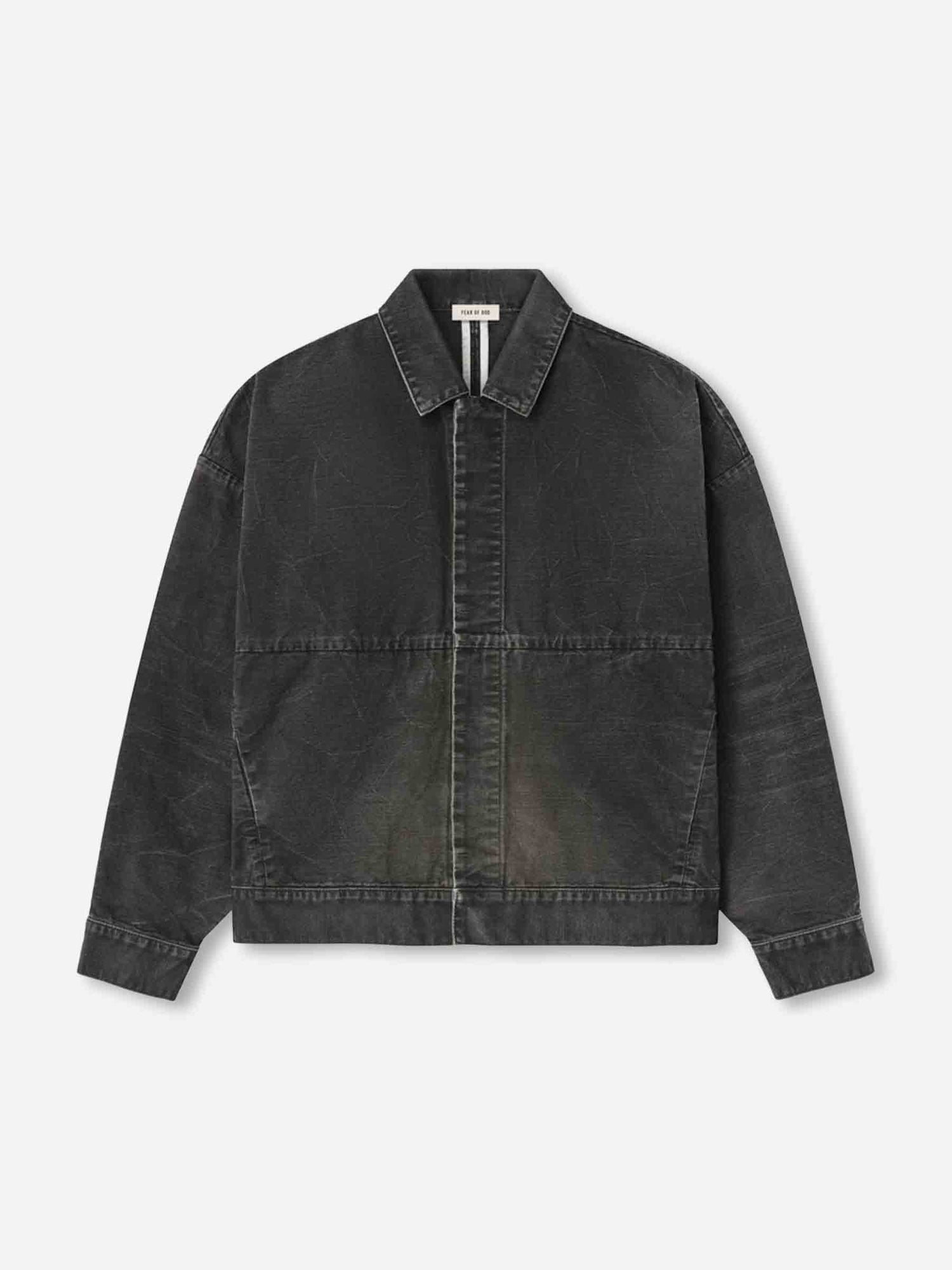 Outlet online Fear of God Hombre Chaqueta Denim Utility color Negro sku 512-002709 01 - Foto 1