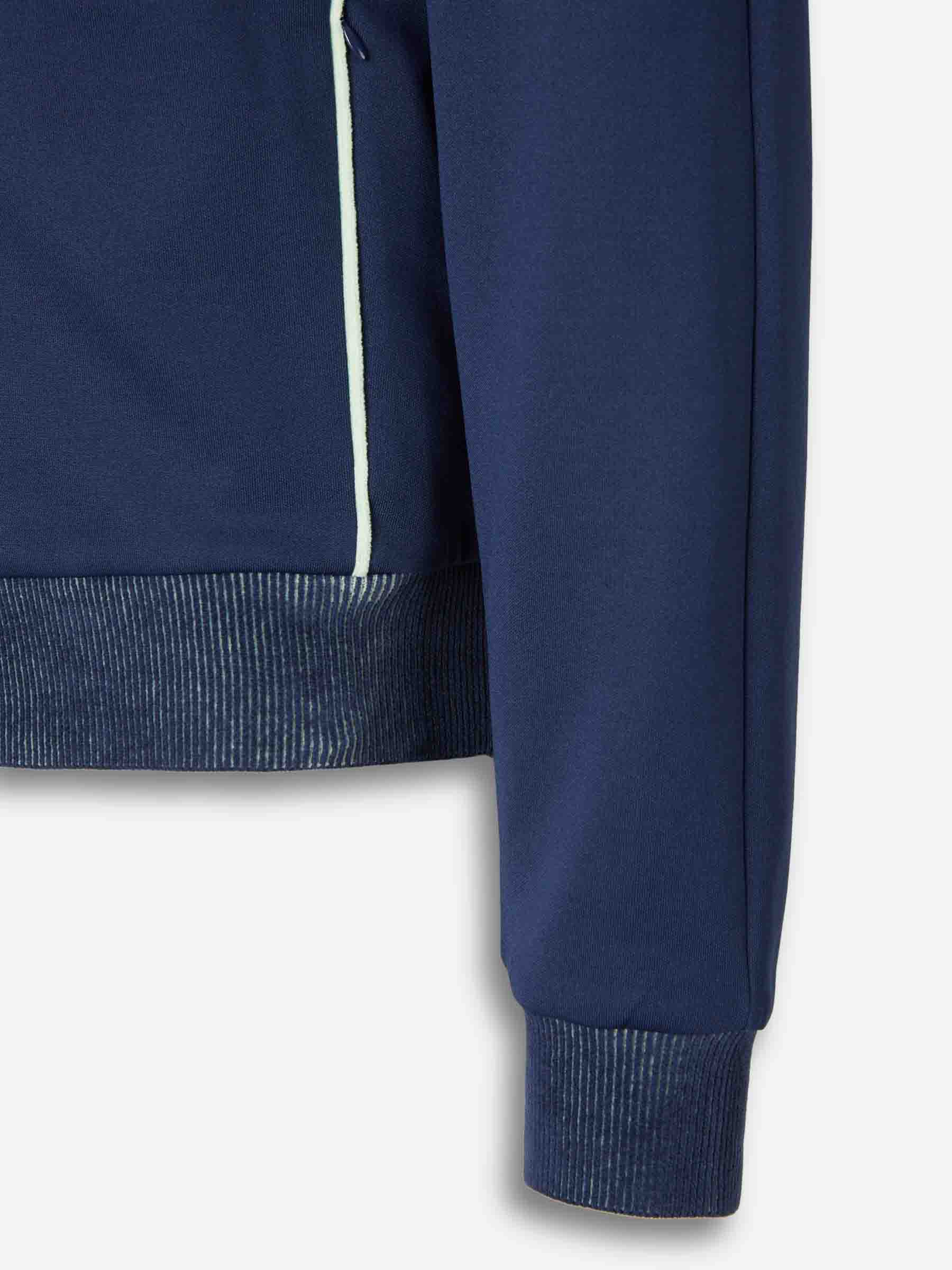 Outlet online Casablanca Hombre Sudadera Cremallera Logo color Azul Noche sku 512-002734 01 - Foto 4