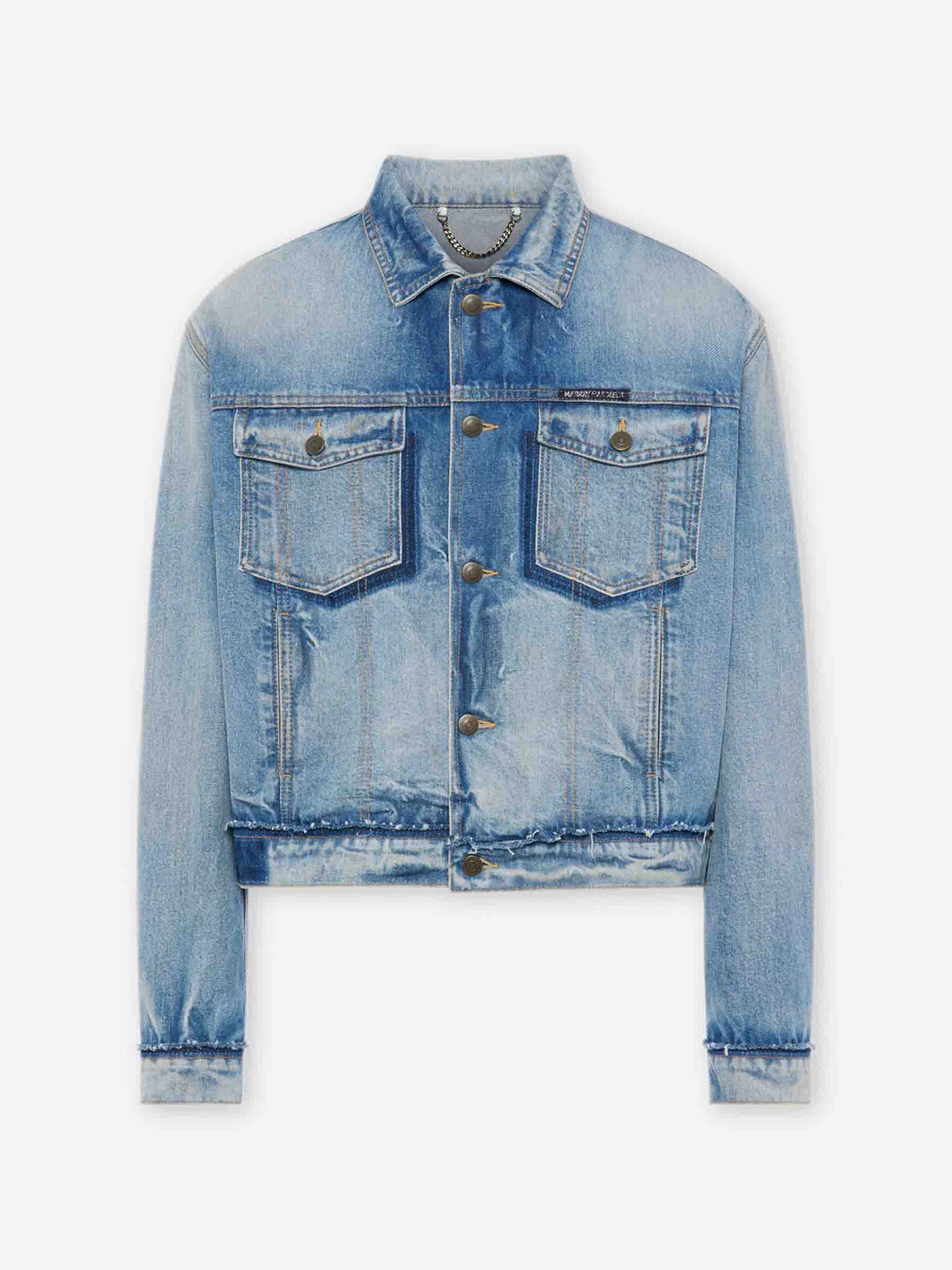 Outlet online Maison Margiela Hombre Chaqueta Denim Algodón color Azul Denim sku 512-002741 01 - Foto 1