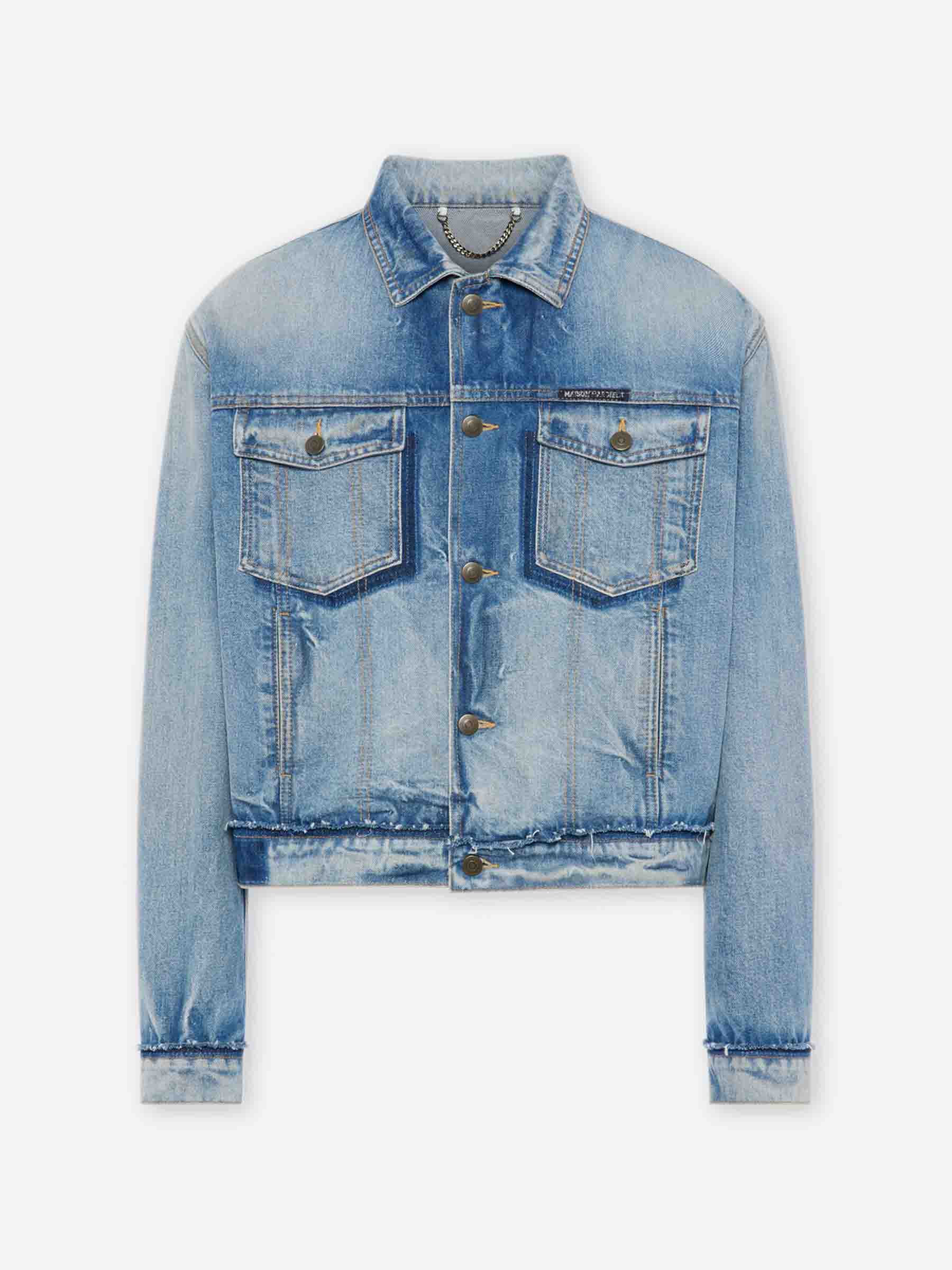 Outlet online Maison Margiela Hombre Chaqueta Denim Algodón color Azul Denim sku 512-002741 01 - Foto 1