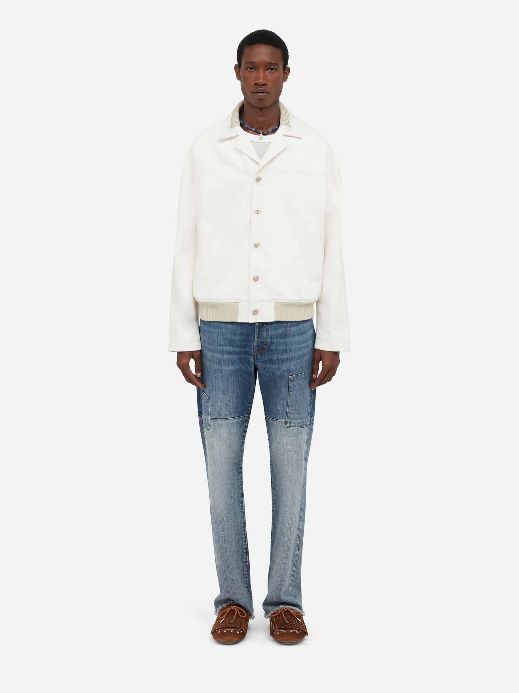 Wales Bonner Hombre Barcelona Chaqueta Casual Study color Blanco sku 512-002749 01 - Foto 1