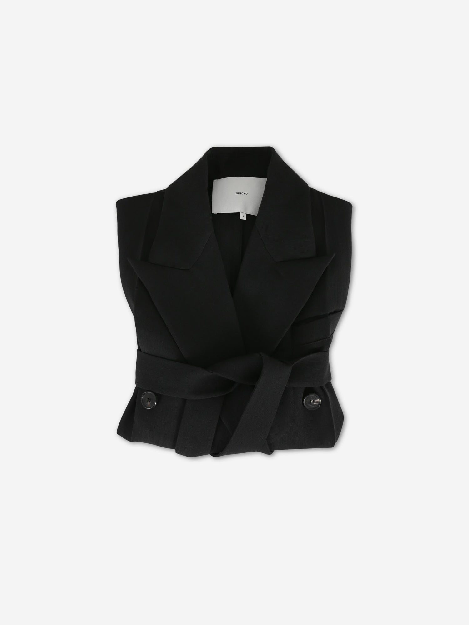 Setchu Hombre Barcelona Americana Cruzada Cinturón color Negro sku 512-002753 01 - Foto 4