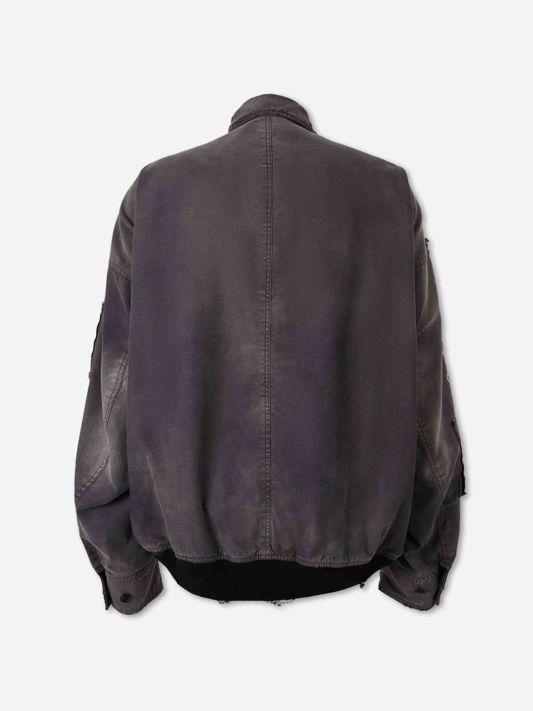 Maison Mihara Yasuhiro Hombre Barcelona Chaqueta Bomber Sun Faded color Verde Militar sku 512-002754 01 - Foto 2