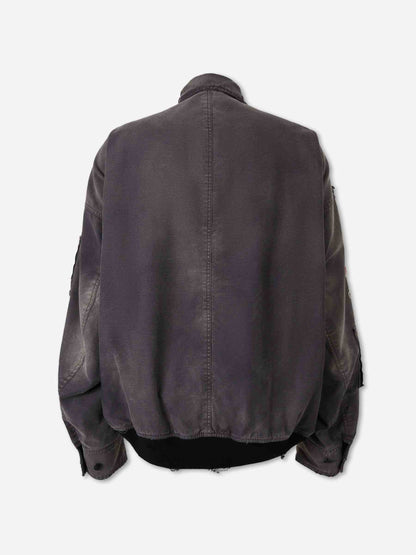 Maison Mihara Yasuhiro Hombre Barcelona Chaqueta Bomber Sun Faded color Verde Militar sku 512-002754 01 - Foto 2