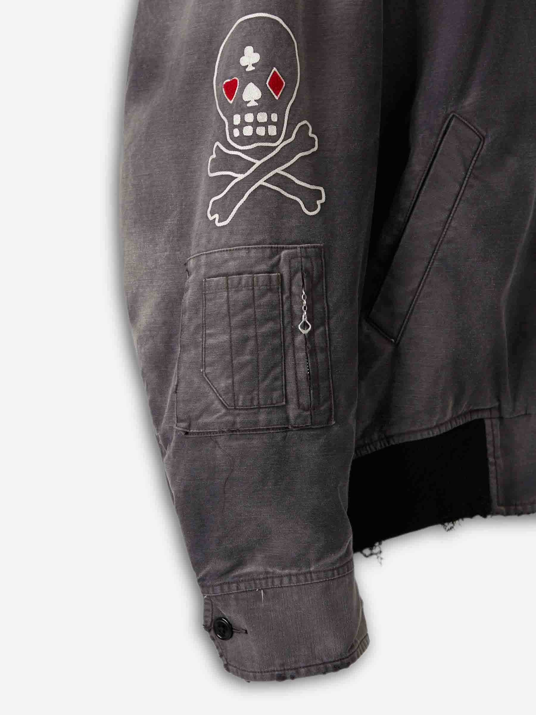 Maison Mihara Yasuhiro Hombre Barcelona Chaqueta Bomber Sun Faded color Verde Militar sku 512-002754 01 - Foto 5