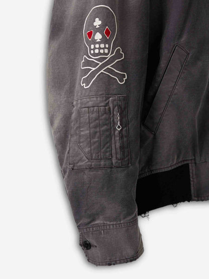 Maison Mihara Yasuhiro Hombre Barcelona Chaqueta Bomber Sun Faded color Verde Militar sku 512-002754 01 - Foto 5