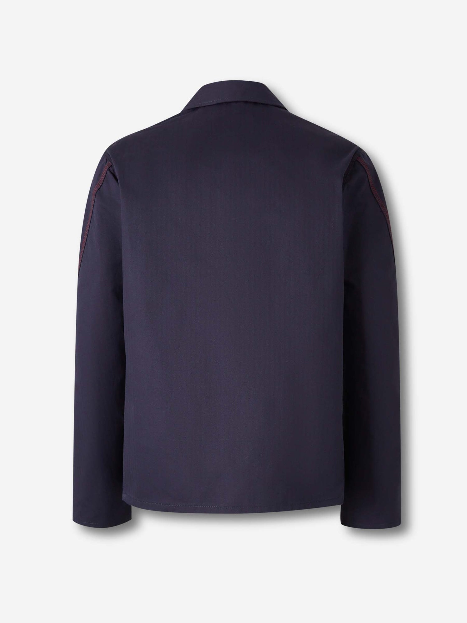 Outlet online Givenchy Hombre Sobrecamisa Logo Algodón color Azul Noche sku 512-002756 02 - Foto 2