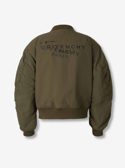 Outlet online Givenchy Hombre Chaqueta Bomber Couture Seam color Verde Militar sku 512-002757 01 - Foto 2