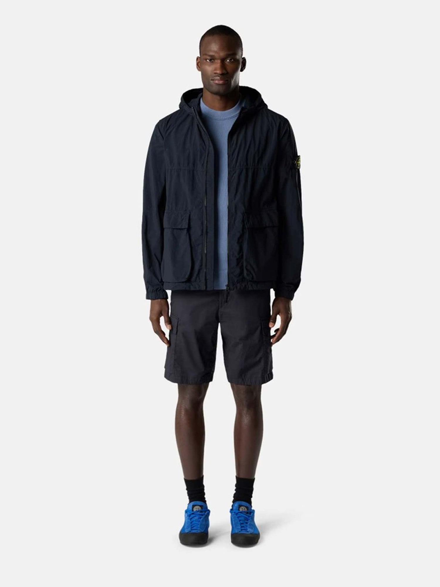 Outlet online Stone Island Hombre Parka Corta Técnica color Azul Noche sku 512-002780 01 - Foto 2