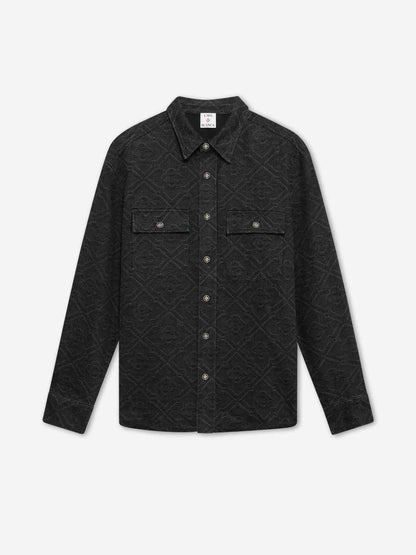 Casablanca Hombre Barcelona Sobrecamisa Denim Monograma color Negro sku 512-002817 01 - Foto 1