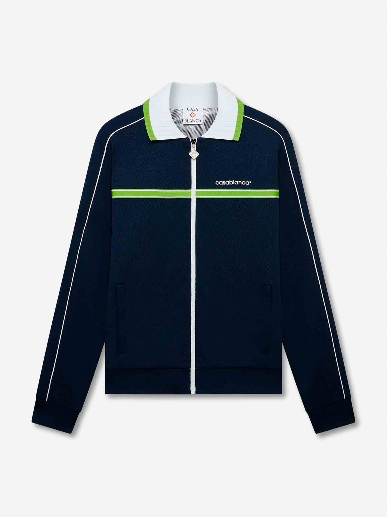 Outlet online Casablanca Hombre Chaqueta Deportiva Piqué color Azul Marino sku 512-002818 01 - Foto 1