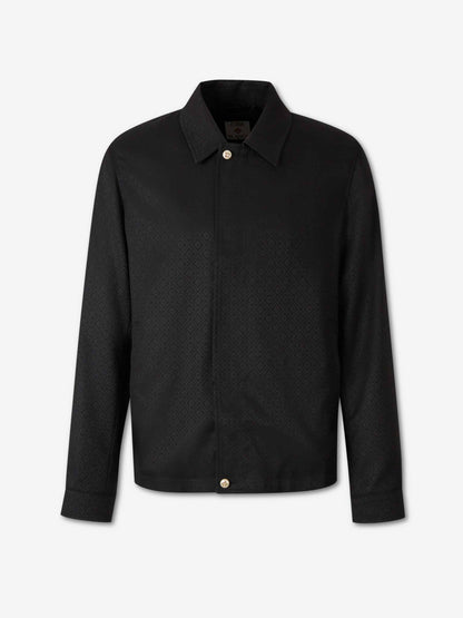 Casablanca Hombre Barcelona Sobrecamisa Mongram color Negro sku 512-002820 01 - Foto 1