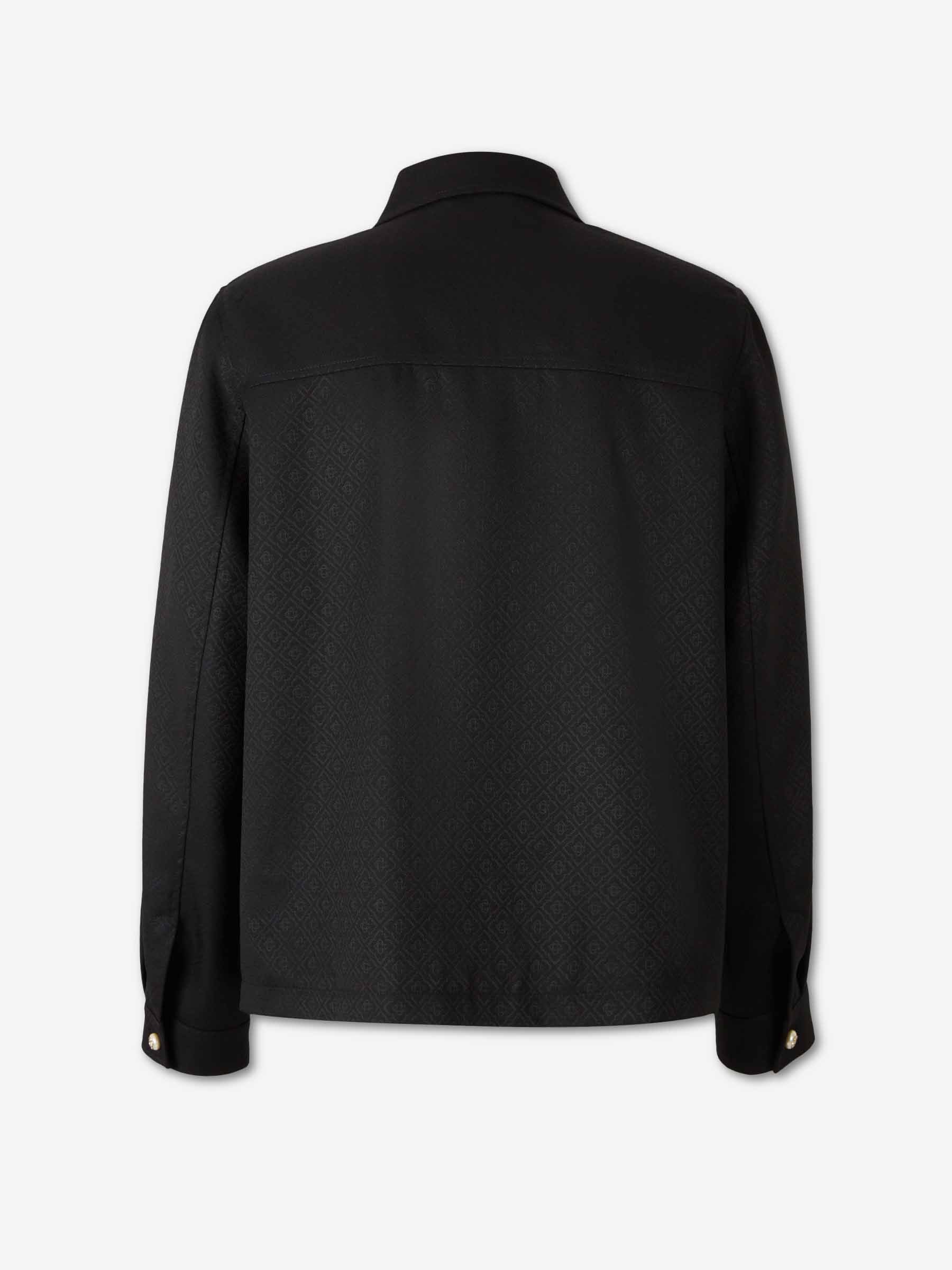 Casablanca Hombre Barcelona Sobrecamisa Mongram color Negro sku 512-002820 01 - Foto 2