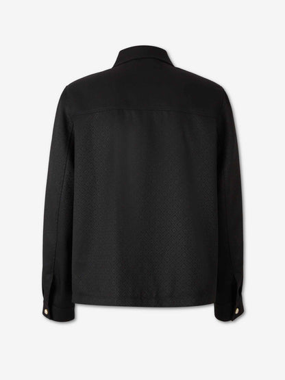 Casablanca Hombre Barcelona Sobrecamisa Mongram color Negro sku 512-002820 01 - Foto 2