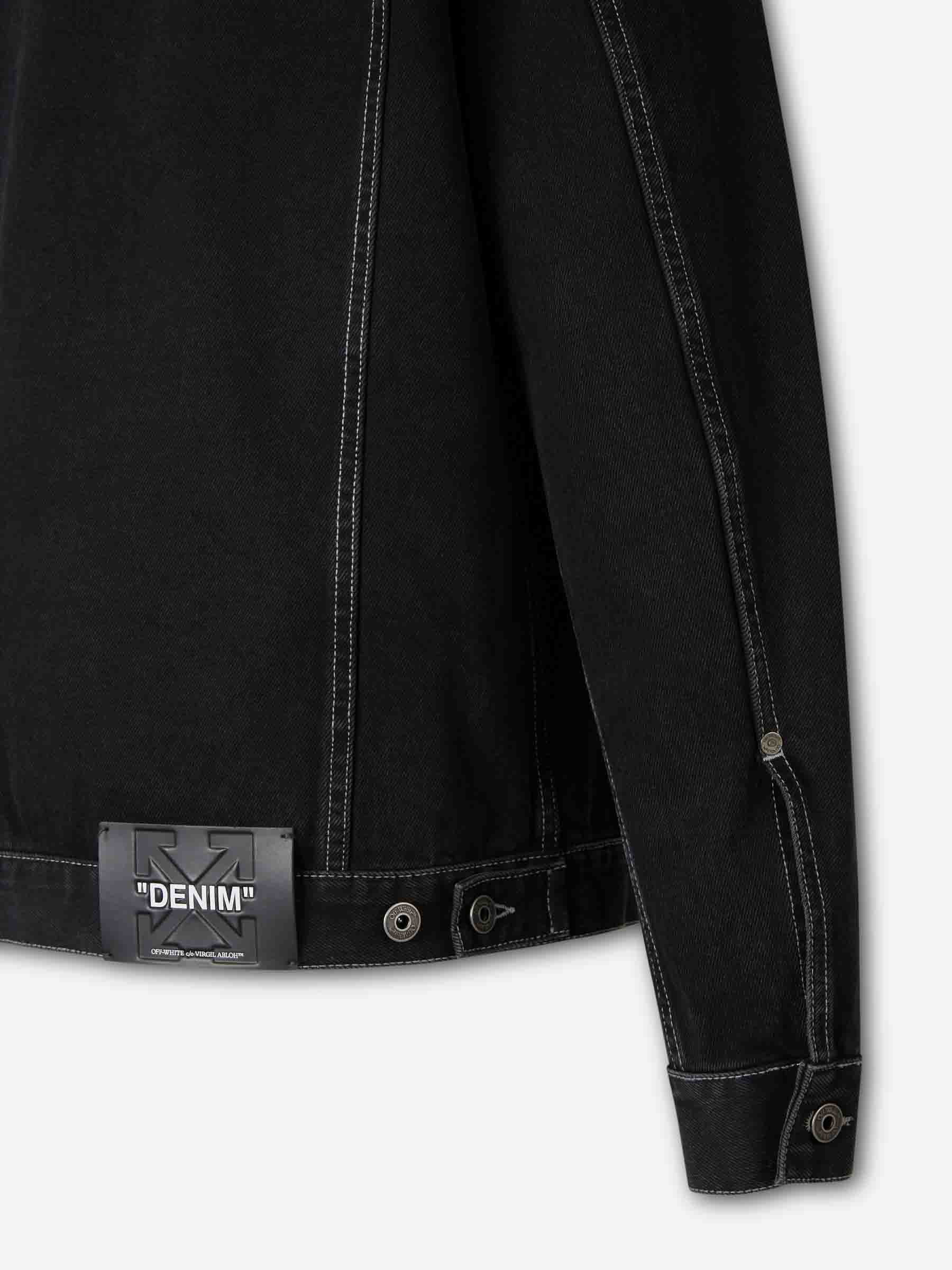 Off-White Hombre Barcelona Chaqueta Skate Algodón color Negro sku 512-002838 01 - Foto 4